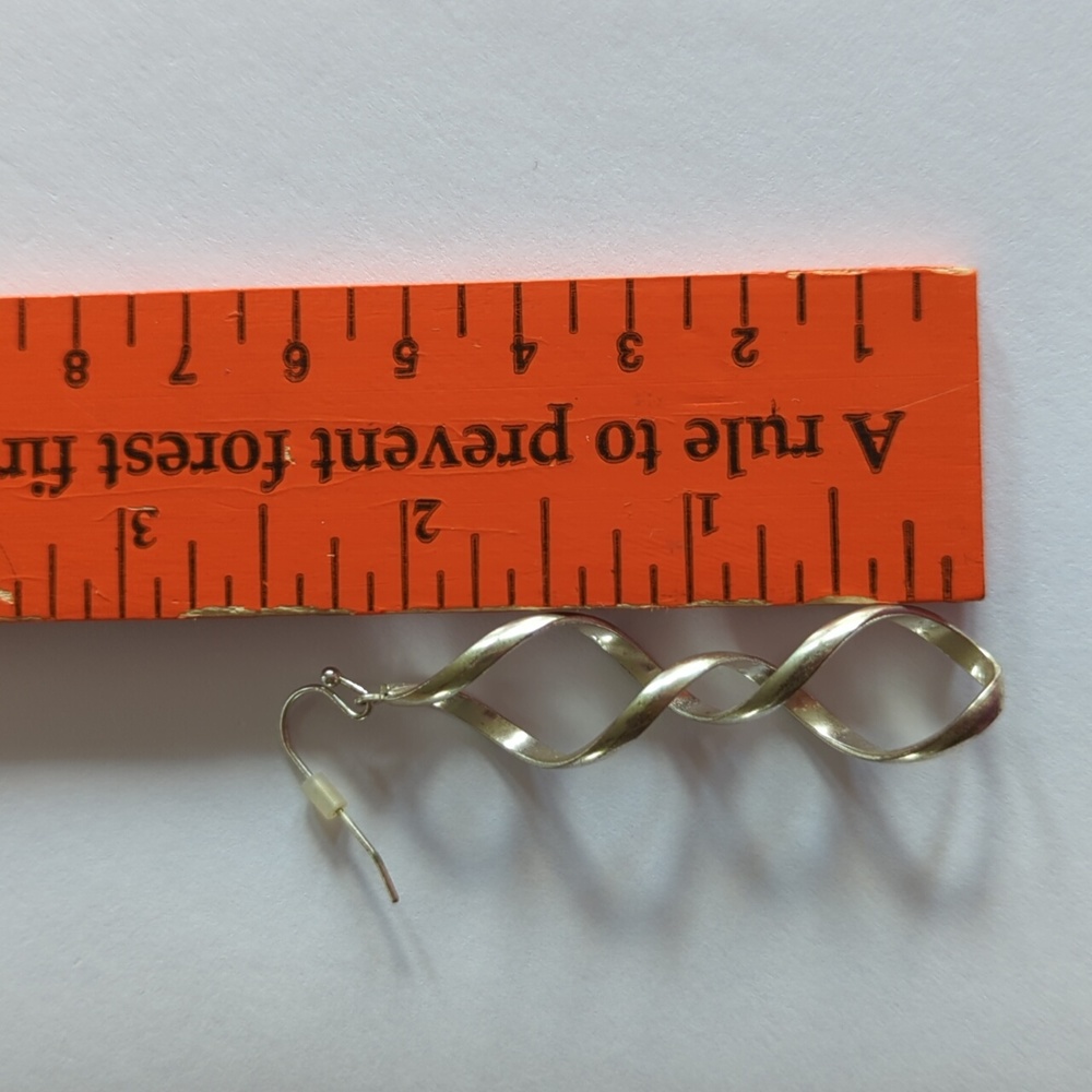 Silver earrings - Picture 2 of 2